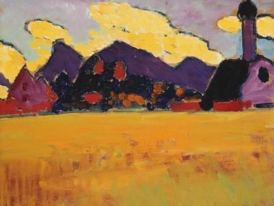 Landscape near Murnau' Giclee Print - Alexej Von Jawlensky | Art.com