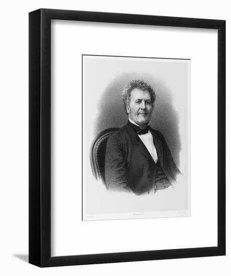 Alexis Paulin Paris French Antiquary and Translator-A. Bureau-Framed Art Print