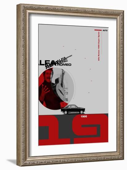 Alfa Rome Poster-NaxArt-Framed Art Print
