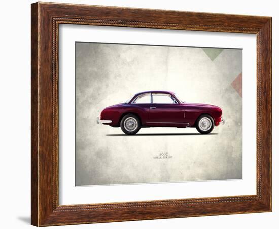 Alfa-Romeo 1900C Super-Sprint-Mark Rogan-Framed Art Print