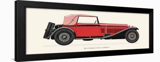 Alfa Romeo, 1930-Antonio Fantini-Framed Art Print