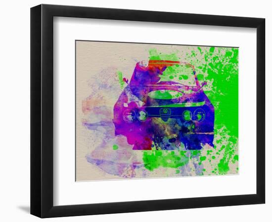 Alfa Romeo Front Watercolor 1-NaxArt-Framed Art Print