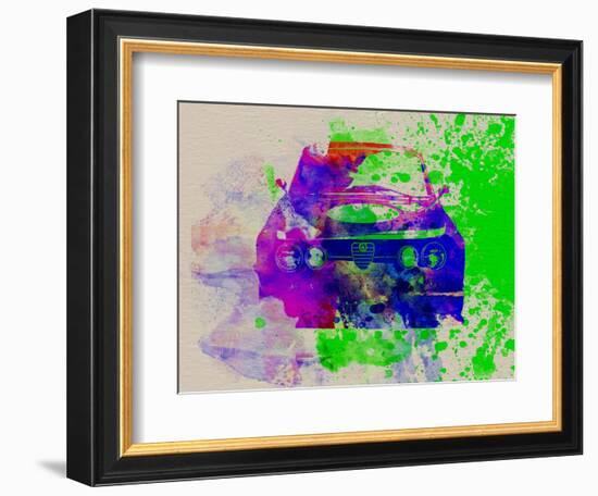 Alfa Romeo Front Watercolor 1-NaxArt-Framed Art Print