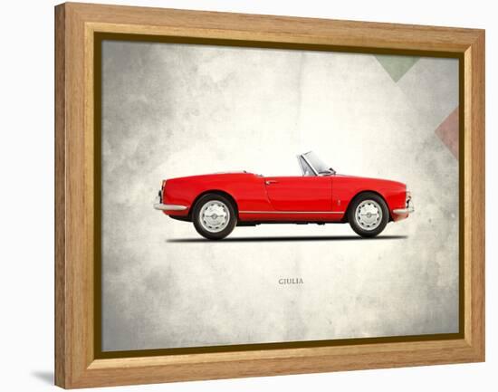 Alfa-Romeo Giulia 1600 Spider-Mark Rogan-Framed Stretched Canvas