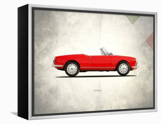 Alfa-Romeo Giulia 1600 Spider-Mark Rogan-Framed Stretched Canvas