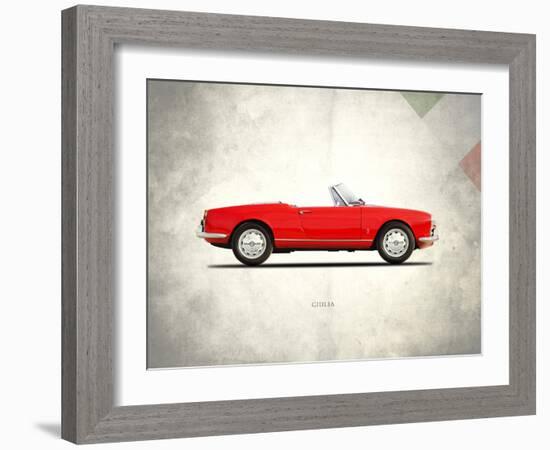 Alfa-Romeo Giulia 1600 Spider-Mark Rogan-Framed Art Print