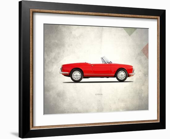 Alfa-Romeo Giulia 1600 Spider-Mark Rogan-Framed Art Print