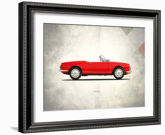 Alfa-Romeo Giulia 1600 Spider-Mark Rogan-Framed Art Print