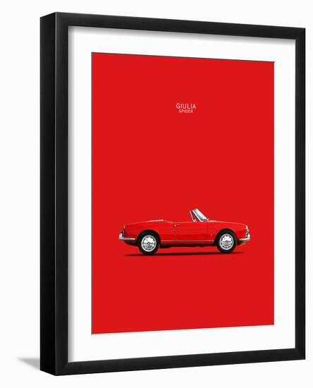 Alfa Romeo Giulia Spider 1964-Mark Rogan-Framed Art Print