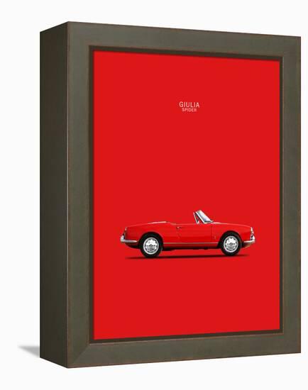 Alfa Romeo Giulia Spider 1964-Mark Rogan-Framed Stretched Canvas