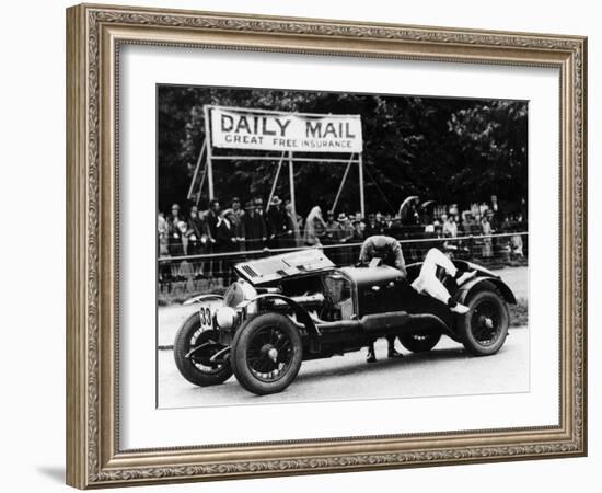 Alfa Romeo of Kaye Don, Tourist Trophy Race, Ards-Belfast Circuit, Northern Ireland, 1930-null-Framed Photographic Print