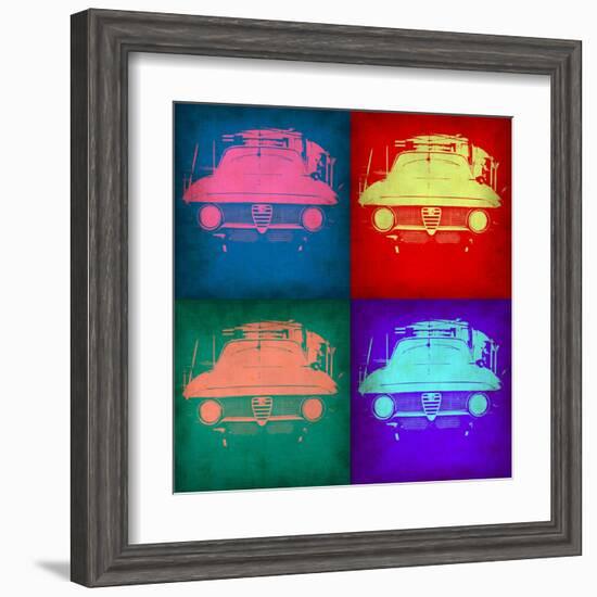 Alfa Romeo Pop Art 1-NaxArt-Framed Art Print