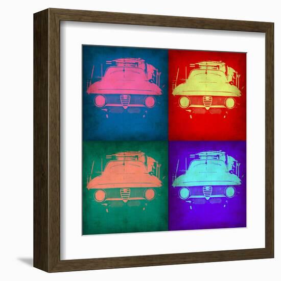 Alfa Romeo Pop Art 1-NaxArt-Framed Art Print