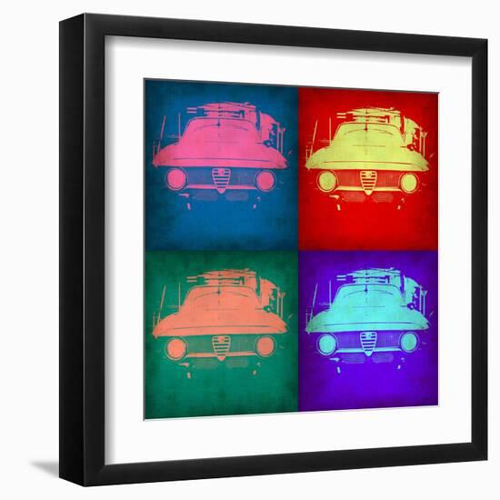 Alfa Romeo Pop Art 1-NaxArt-Framed Art Print