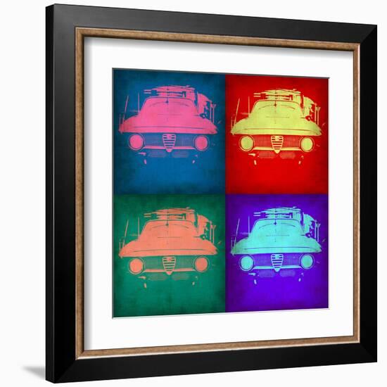 Alfa Romeo Pop Art 1-NaxArt-Framed Art Print