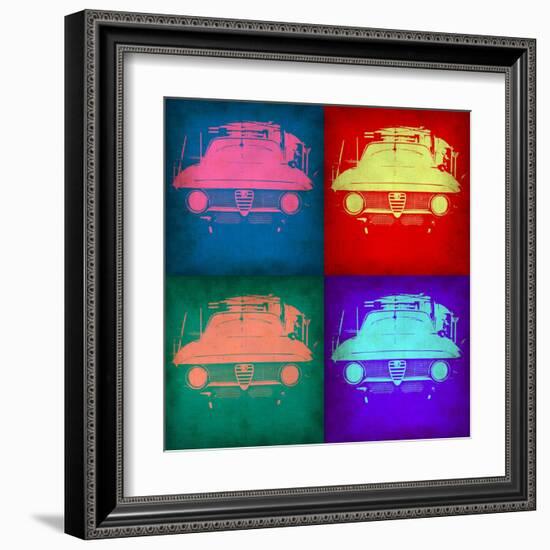 Alfa Romeo Pop Art 1-NaxArt-Framed Art Print