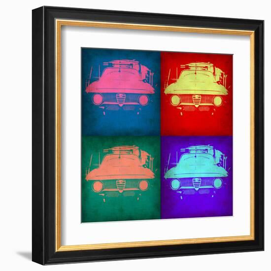 Alfa Romeo Pop Art 1-NaxArt-Framed Art Print