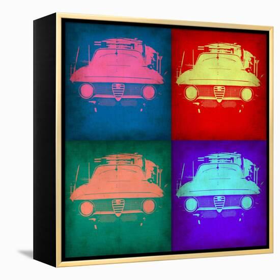 Alfa Romeo Pop Art 1-NaxArt-Framed Stretched Canvas