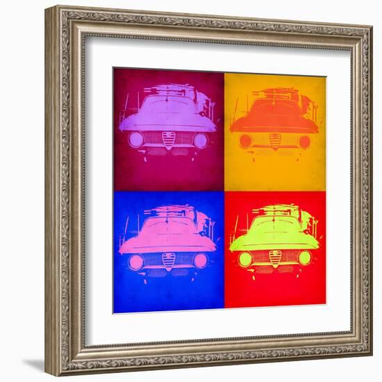 Alfa Romeo Pop Art 2-NaxArt-Framed Art Print