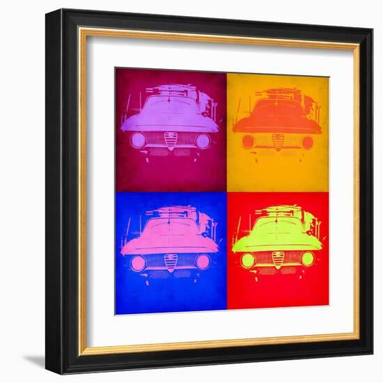 Alfa Romeo Pop Art 2-NaxArt-Framed Art Print