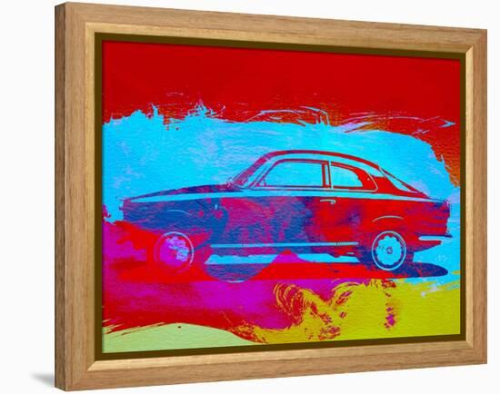 Alfa Romeo  Watercolor 1-NaxArt-Framed Stretched Canvas