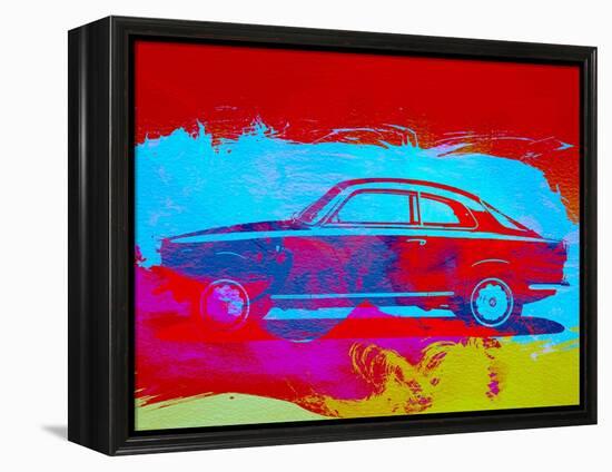 Alfa Romeo  Watercolor 1-NaxArt-Framed Stretched Canvas