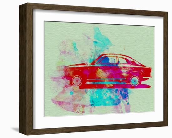 Alfa Romeo  Watercolor 2-NaxArt-Framed Art Print