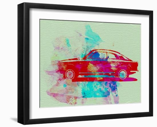 Alfa Romeo  Watercolor 2-NaxArt-Framed Art Print