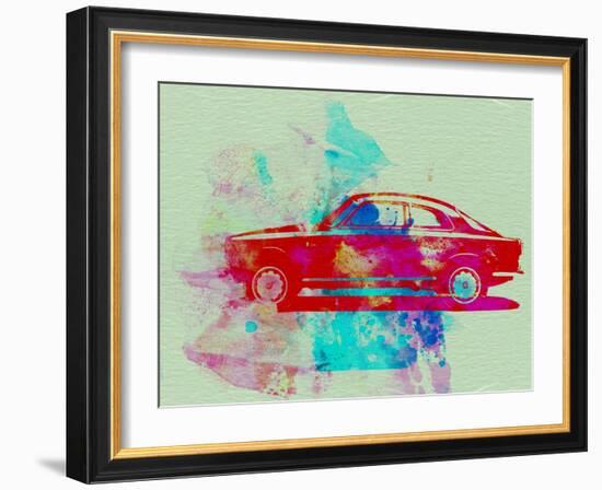 Alfa Romeo  Watercolor 2-NaxArt-Framed Art Print