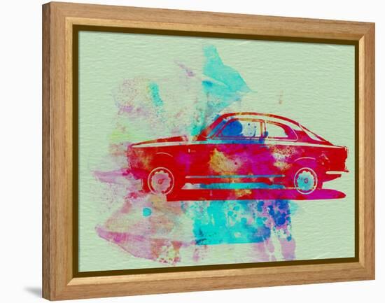 Alfa Romeo  Watercolor 2-NaxArt-Framed Stretched Canvas