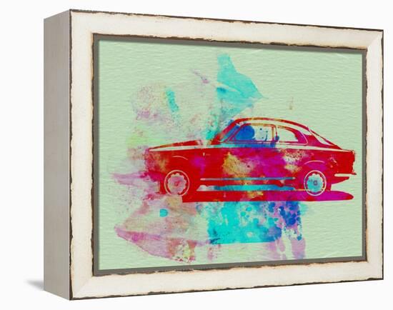 Alfa Romeo  Watercolor 2-NaxArt-Framed Stretched Canvas