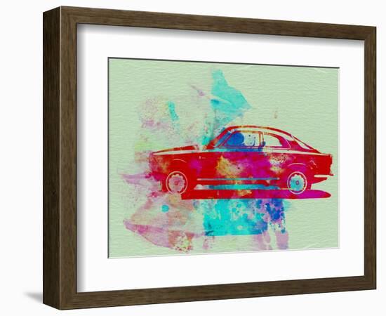 Alfa Romeo  Watercolor 2-NaxArt-Framed Art Print