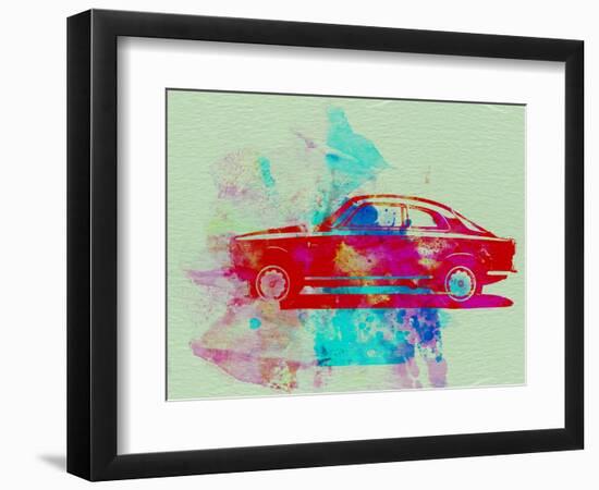 Alfa Romeo  Watercolor 2-NaxArt-Framed Art Print