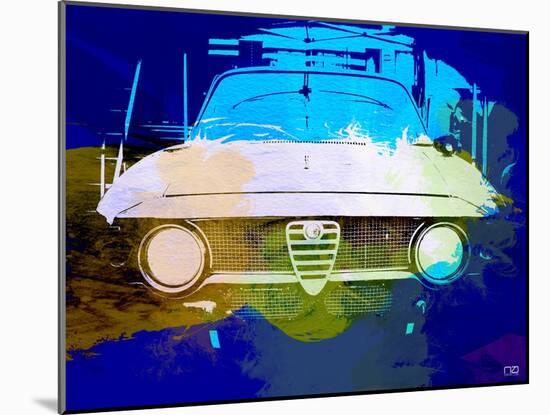 Alfa Romeo Watercolor-NaxArt-Mounted Art Print