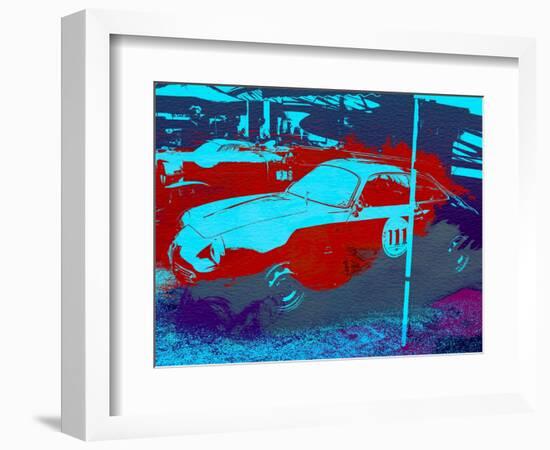 Alfa Romeo  Watercolor-NaxArt-Framed Art Print