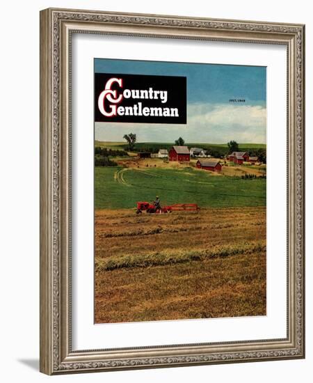 "Alfalfa Field," Country Gentleman Cover, July 1, 1948-Herb Zeck-Framed Giclee Print