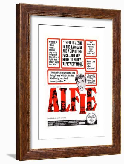 Alfie, Michael Caine, 1966-null-Framed Giclee Print