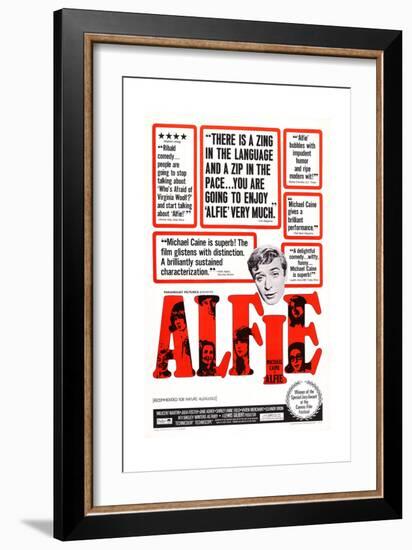 Alfie, Michael Caine, 1966-null-Framed Giclee Print