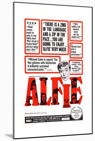 Alfie, Michael Caine, 1966-null-Mounted Giclee Print