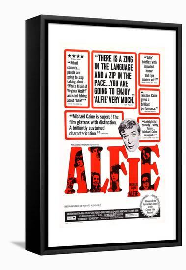 Alfie, Michael Caine, 1966-null-Framed Premier Image Canvas