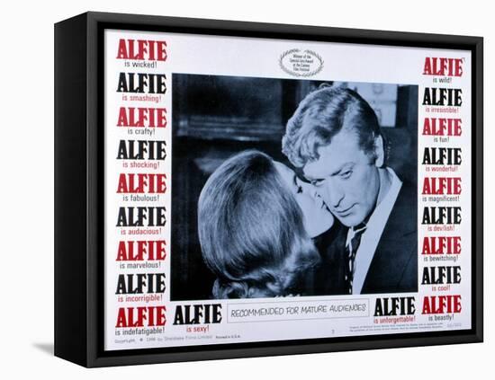 Alfie, Michael Caine, 1966-null-Framed Stretched Canvas