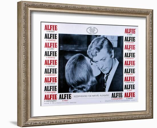 Alfie, Michael Caine, 1966-null-Framed Photo