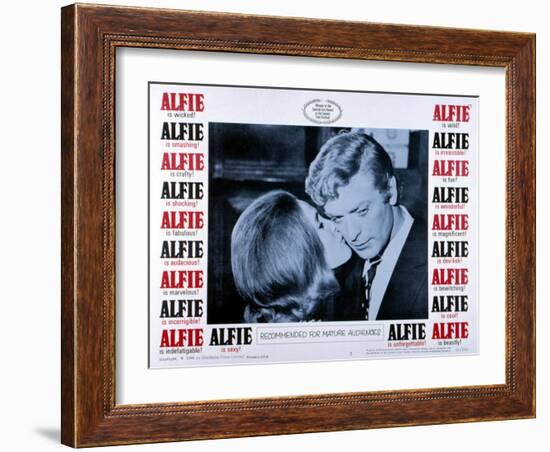 Alfie, Michael Caine, 1966-null-Framed Photo