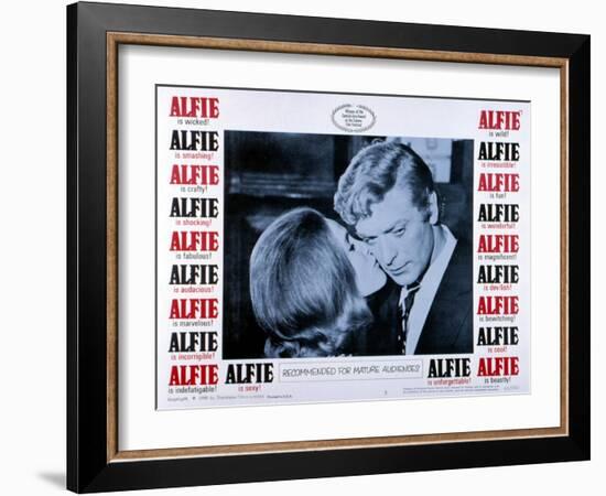 Alfie, Michael Caine, 1966-null-Framed Photo