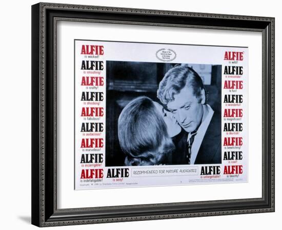 Alfie, Michael Caine, 1966-null-Framed Photo