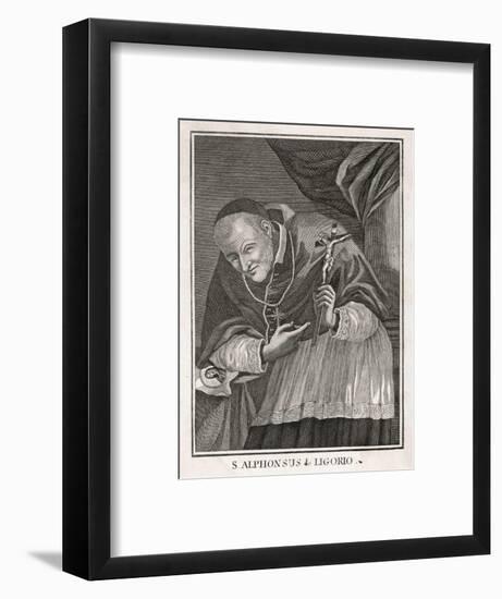 Alfonso Maria de Liguori Neapolitan Founder of the Order of Redemptorists-null-Framed Art Print