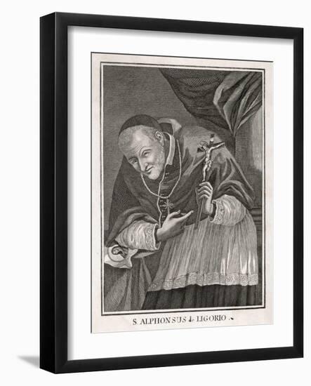 Alfonso Maria de Liguori Neapolitan Founder of the Order of Redemptorists-null-Framed Art Print