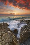 Italy, Calabria, Cedri Coast, Sunset at the Beach of Arcomagno-Alfonso Morabito-Mounted Photographic Print