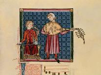 Cantigas De Santa Maria -Codice De Los Musicos, Rabel Y Laud Arabigo-Alfonso X-Mounted Giclee Print