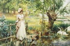 A Reverie by the River-Alfred Augustus Glendening II-Giclee Print